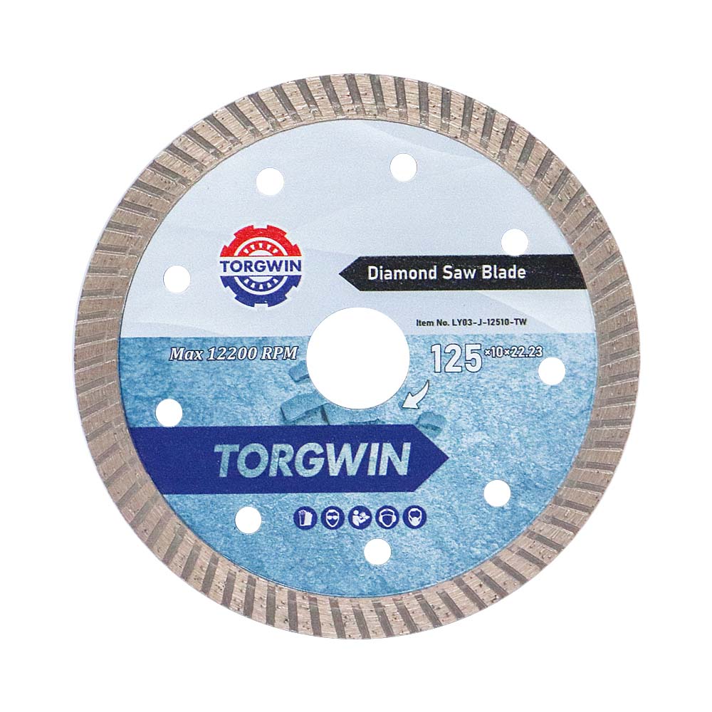 125 mm turbo diamant zaagmes voor het snijden van graniet