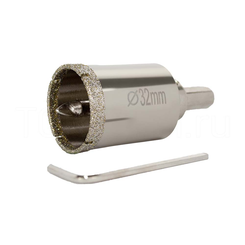 Diamond kernboorbit (met middelste legeringsoefening) - Standaard 32 mm