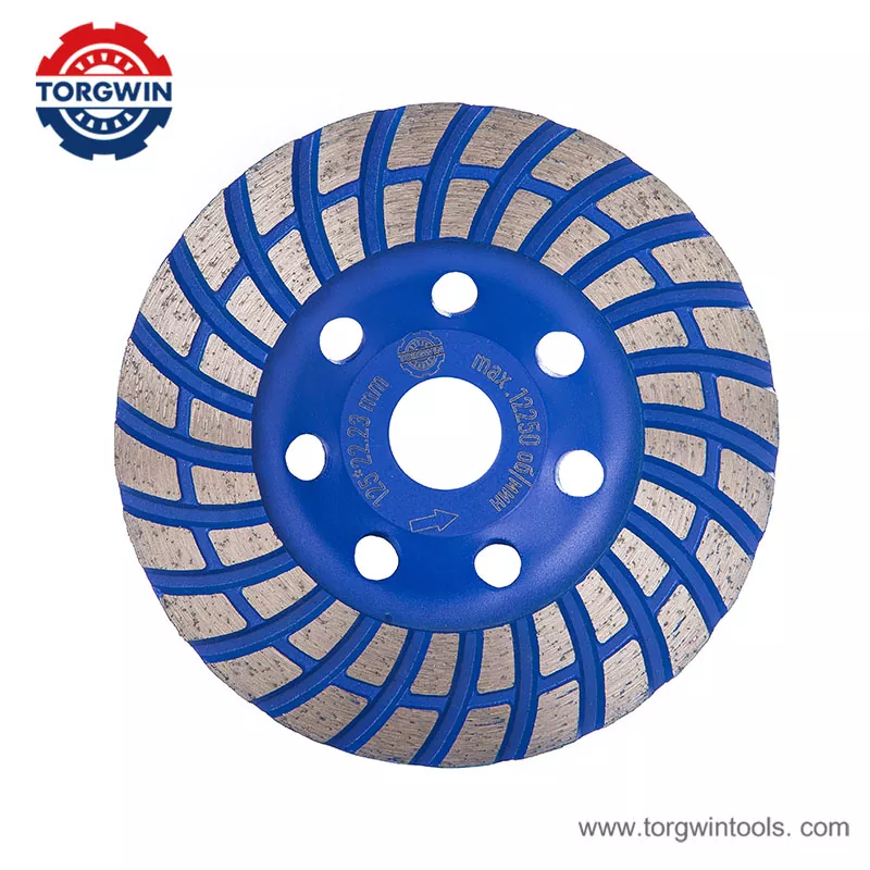 Hoogfrequent lasslijpwiel met dubbele rij turbotanden 125 mm
