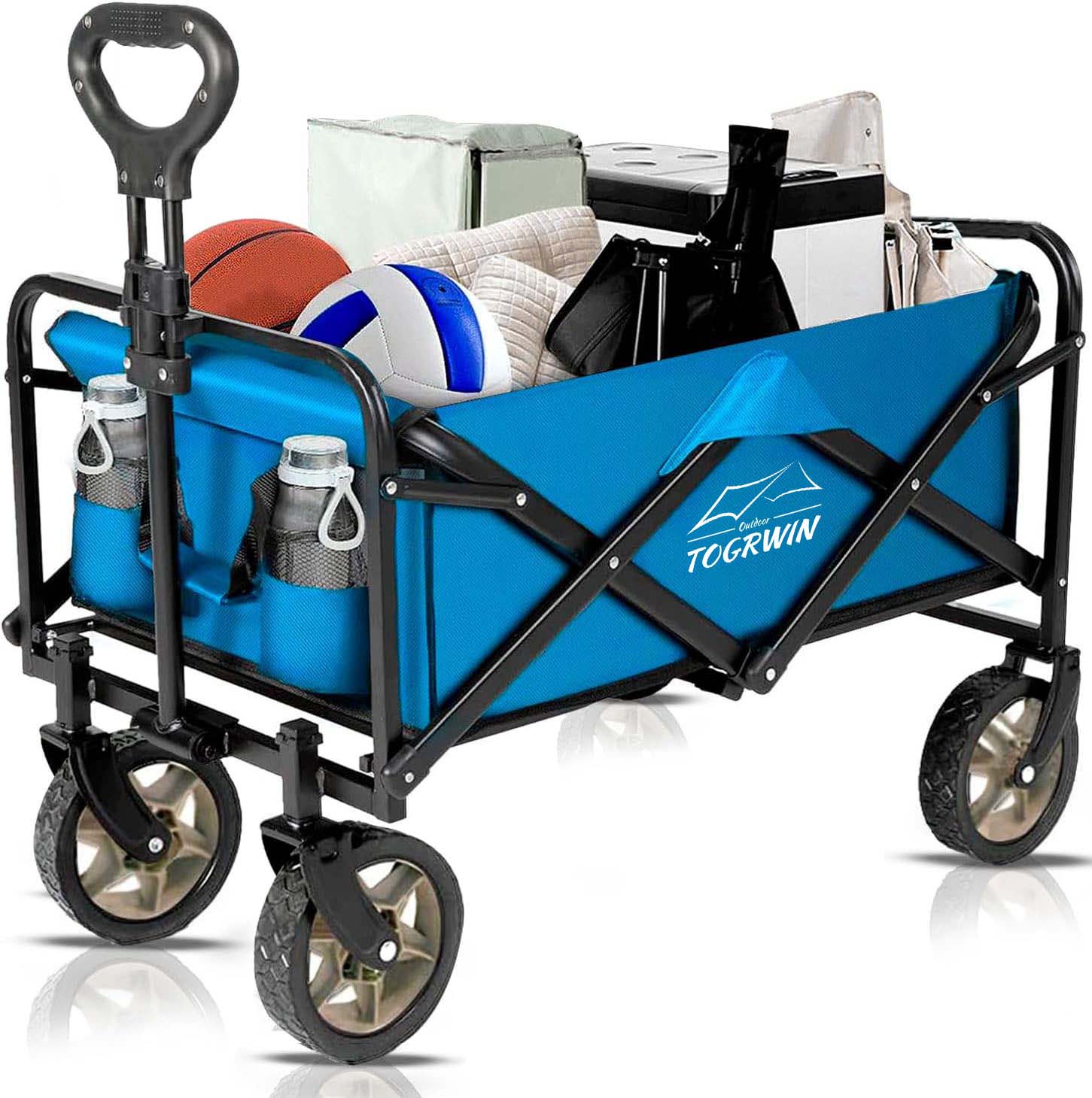 Torgwin instortbare wagenwagen zware duty met wielen opvouwbaar hulpprogramma zware duty